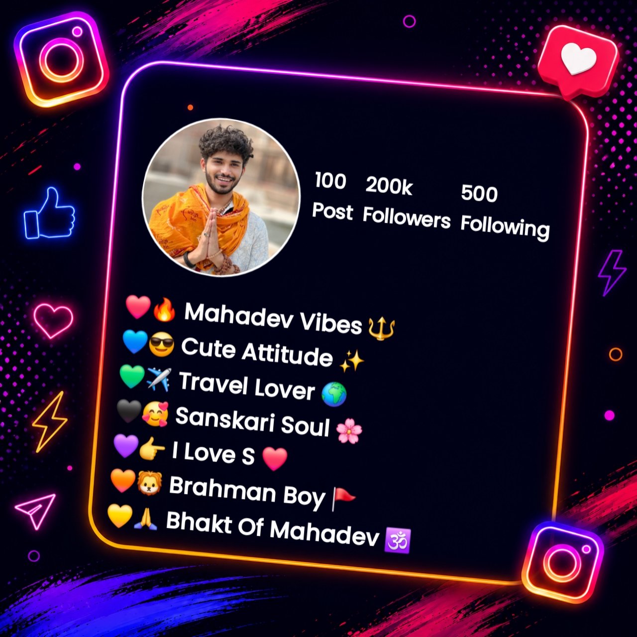 Pandit Bio For Instagram