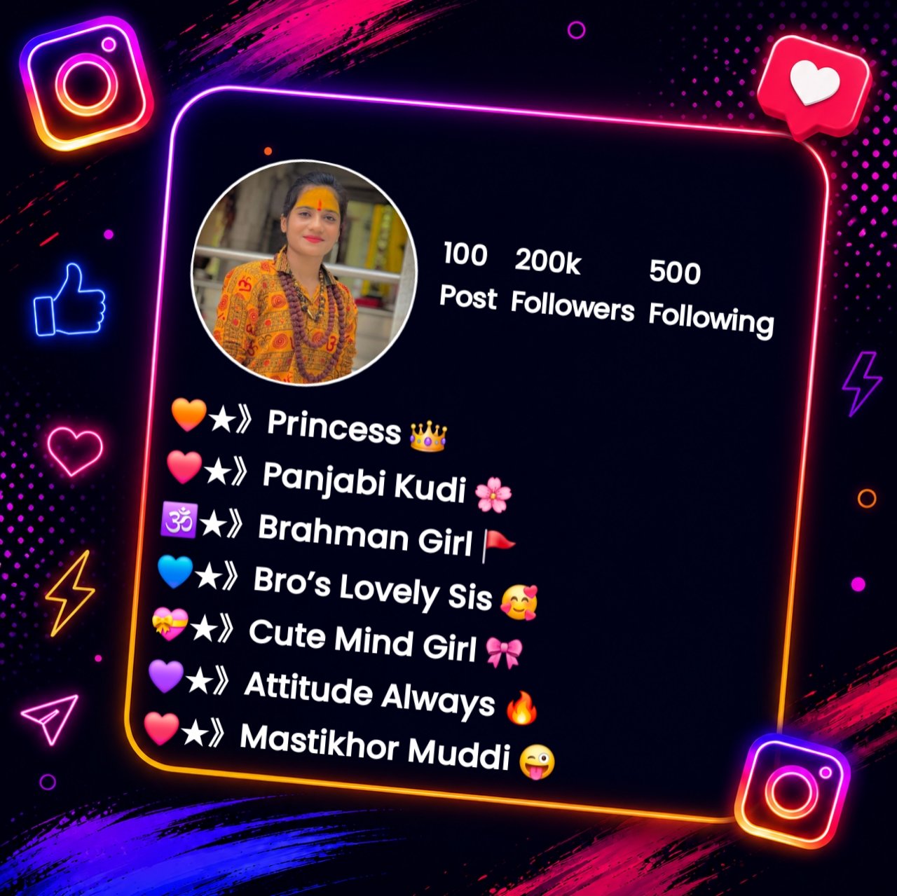 Instagram Bio For Brahman Girls
