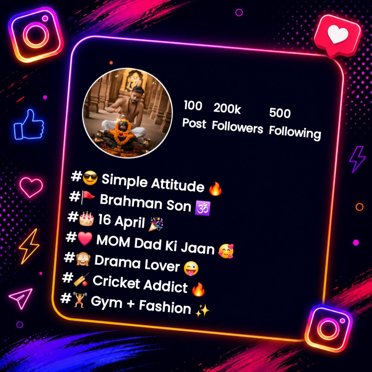 Instagram Bio For Brahman Boys