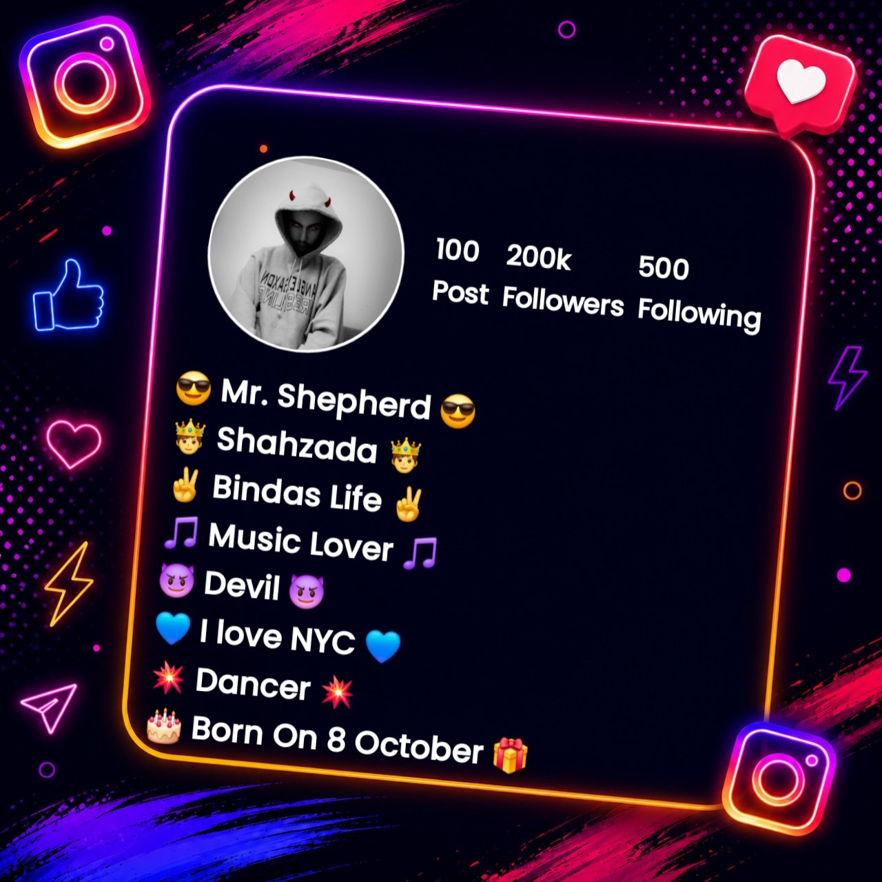 Instagram Bio Devil
