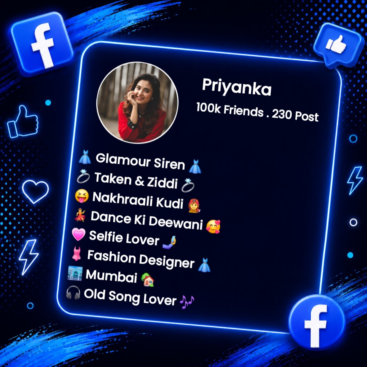 Cool & Unique FB Bio For Girls