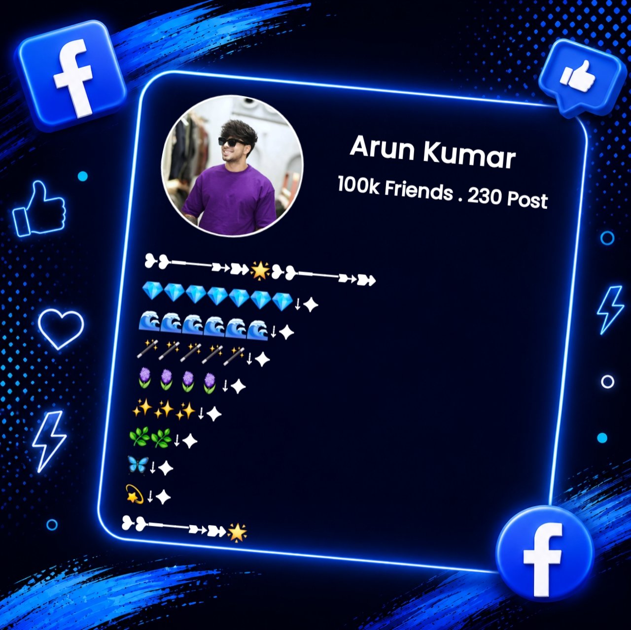 Facebook Bio Stylish
