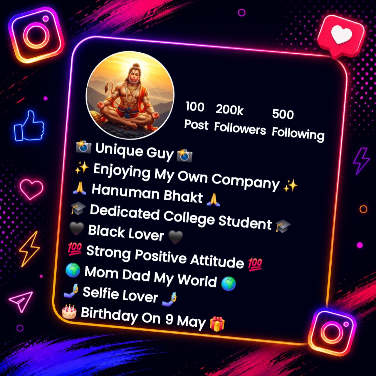 Jay Hanuman Ji Instagram Bio
