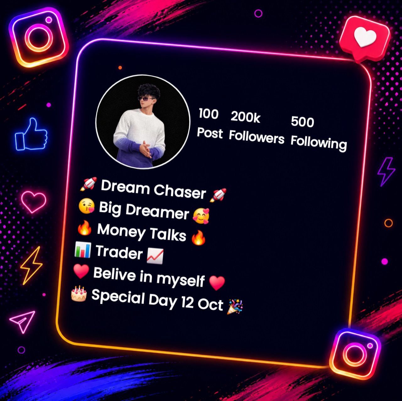 Instagram Bio For Boys Simple