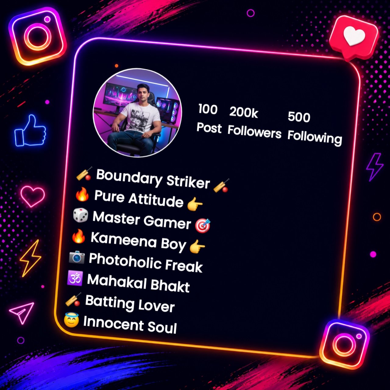 Stylish Instagram Bio For Gamers