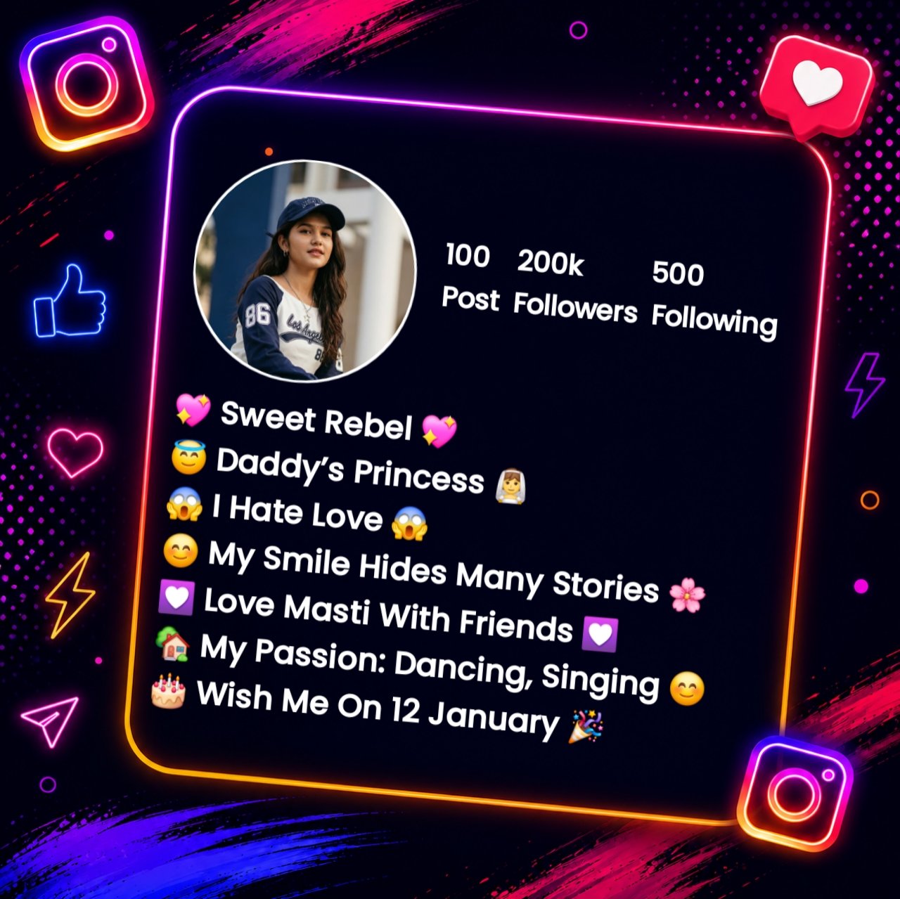 Stylish Bio For Instagram For Girls