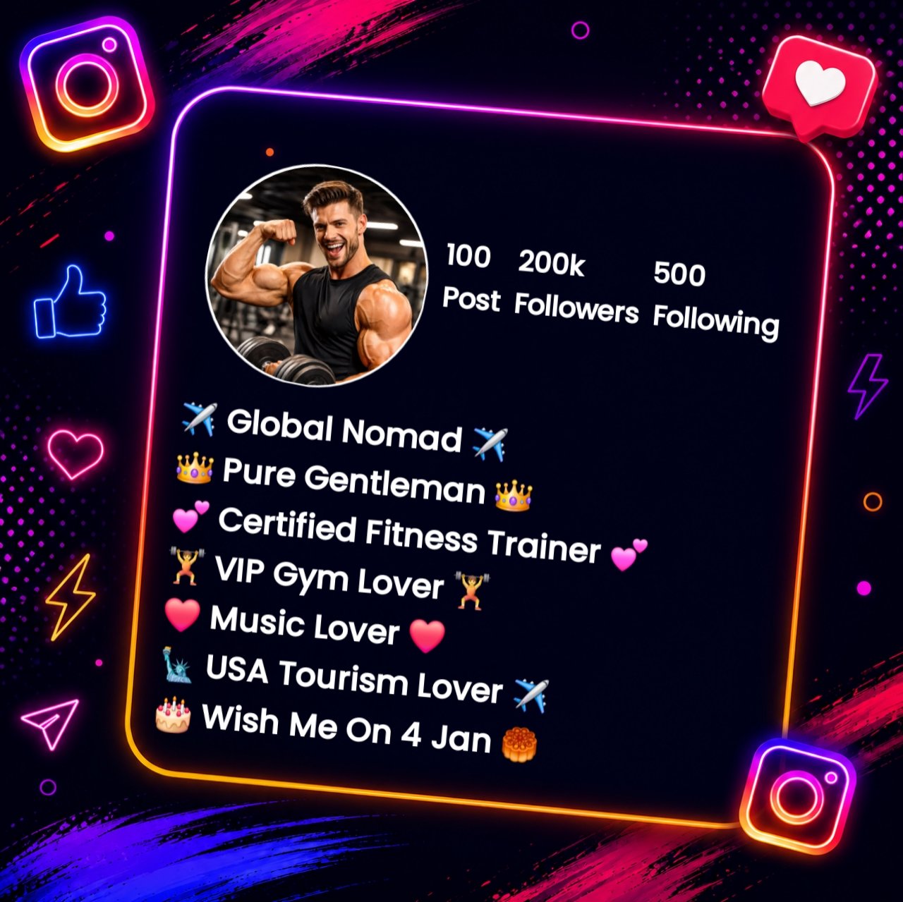 Fitness Bio For Instagram