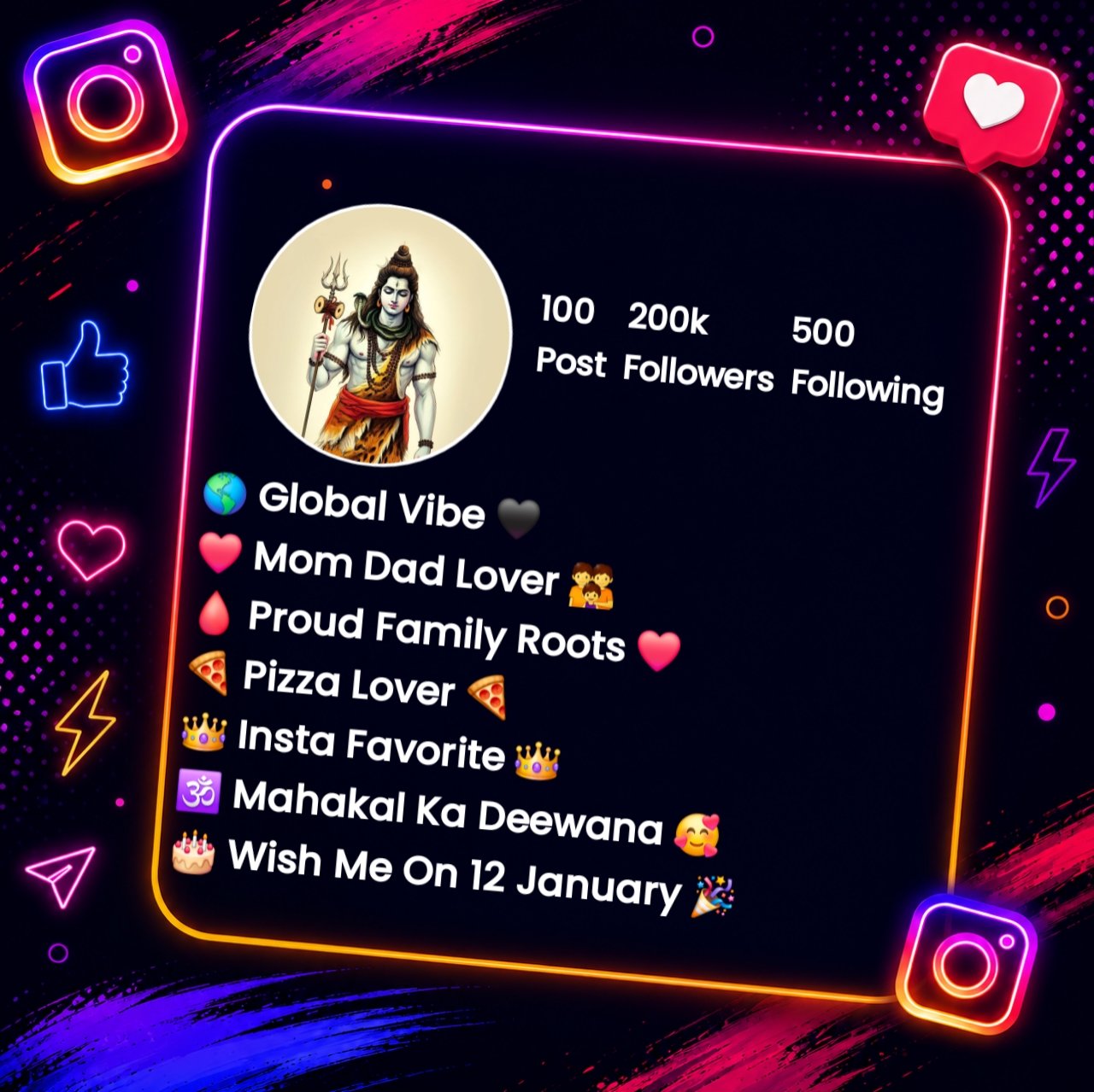 Instagram Bio For Mahakal Bhakt