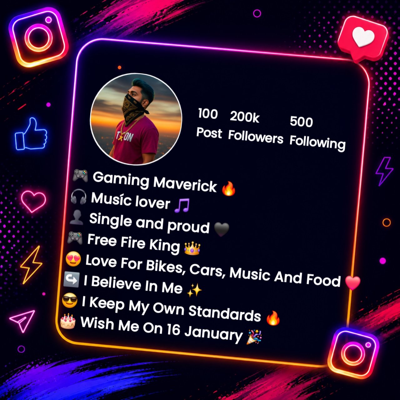 Free Fire Bio For Instagram