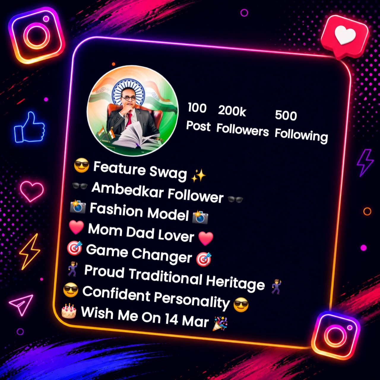 Jay Bhim Bio For Instagram